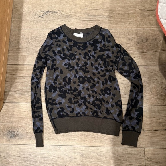 Anthropologie XS Animal Print Sweater - Black and Brown - Picture 1 of 3